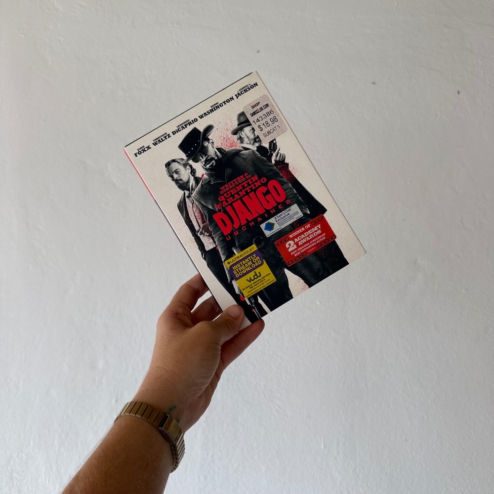 Django Unchained DVD 2-Disc Set Sam's Club Exclusive Quentin Tarantino Slipcover